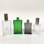Wholesale 20ML 30ML &50ML Square Glass Perfume Bottle Empty Packaging