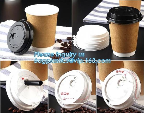Custom made take away biodegradable PLA coffee disposable paper cups,Fully stocked biodegradable ripple paper cup PACKAG