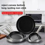 Kitchen Stovetop Frying Pan Stainless Steel Non Stick With SS Handle