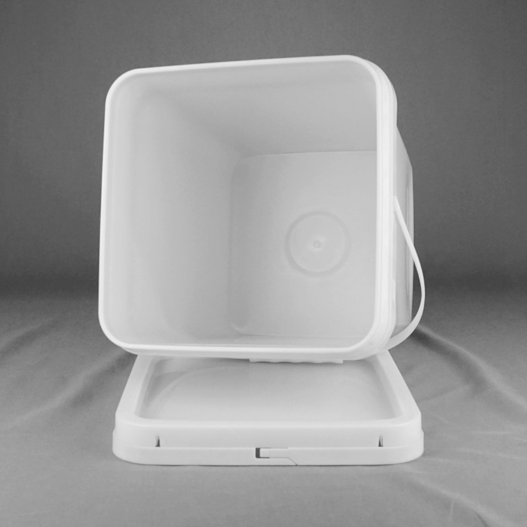 Food Grade Square Plastic Bucket 5 Gallon 20 Litre With Lid And Handle