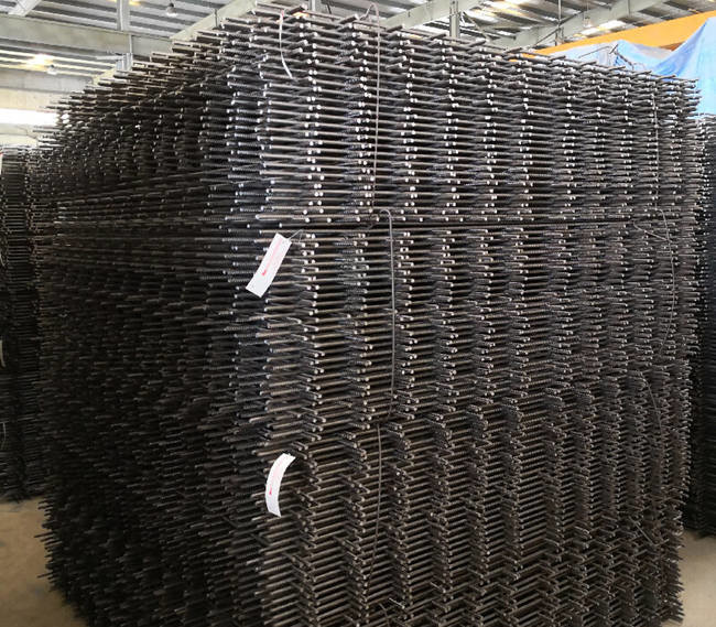 HBGB Concrete Reinforcement Welded Wire Mesh 6 Gauge 250mm Ribbed Steel Bar