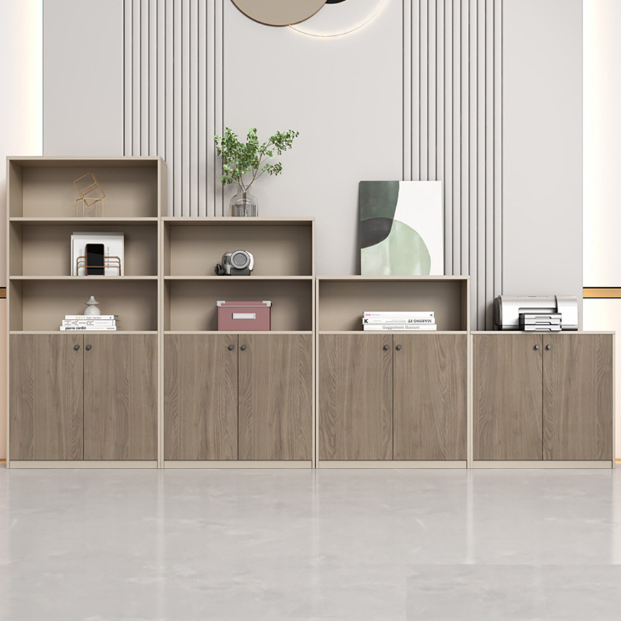 E1 Melamine Office Filing Cabinets Office Storage Cabinets with Doors and Shelves