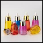 Conical Glass Dropper Cosmetic Bottles Jars Dispensier Container Essential Oil