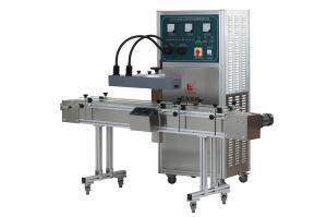 China 50Hz Induction Sealing Machine Electric Continuous Glass Plastic Bottle Aluminum Foil Sealing Machine wholesale