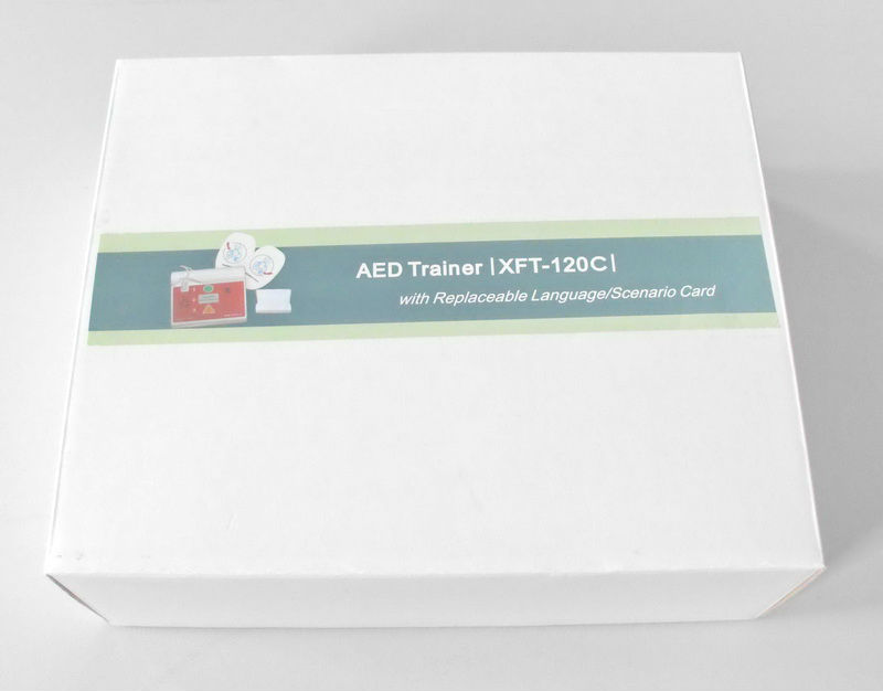 Compact size easy carry AED training CPR defibrillator