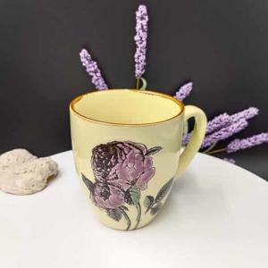 China Hot Sale 13oz Ceramic Coffee Mug Breakfast Coffee Mug Ceramic Mug Milk Cup wholesale