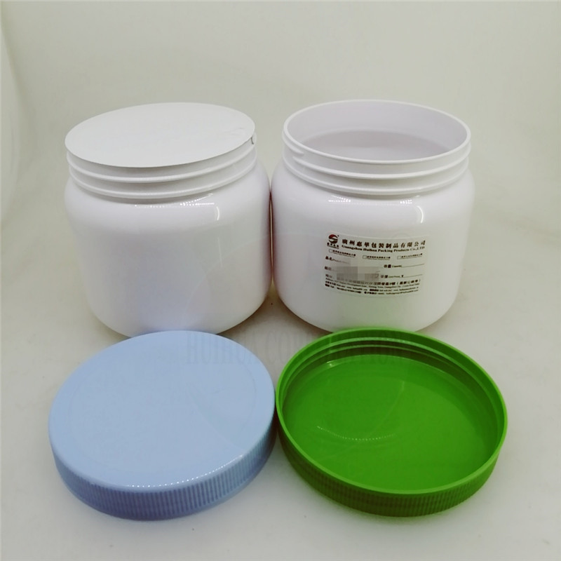 400g Goat Skimmed Baby Milk Powder Jar Recycled Plastic PET Protein Loose Powder Container Bottle Jar With Screw Lid