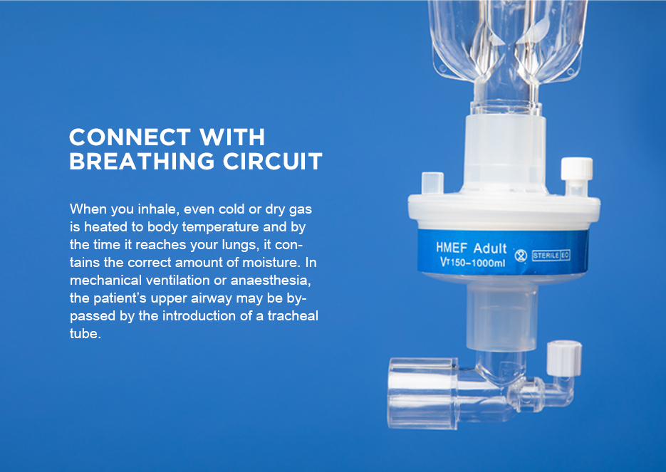 Class I HME Filter Tracheostomy Heat Moisture Exchange Filter
