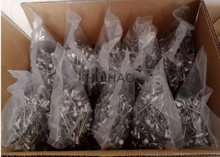Copper Coated / Galvanized Steel Bimetallic Weld Pins With Self Locking Washer