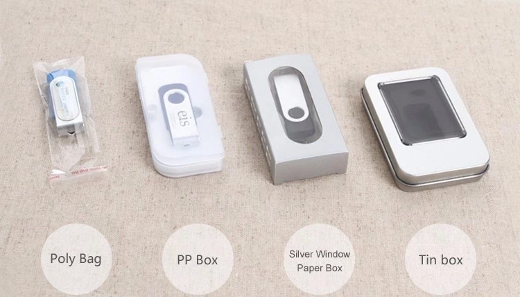 Swivel Gift USB Flash Drive 2GB 4GB 8GB Logo Custom Printing Plastic Case Gift OTG