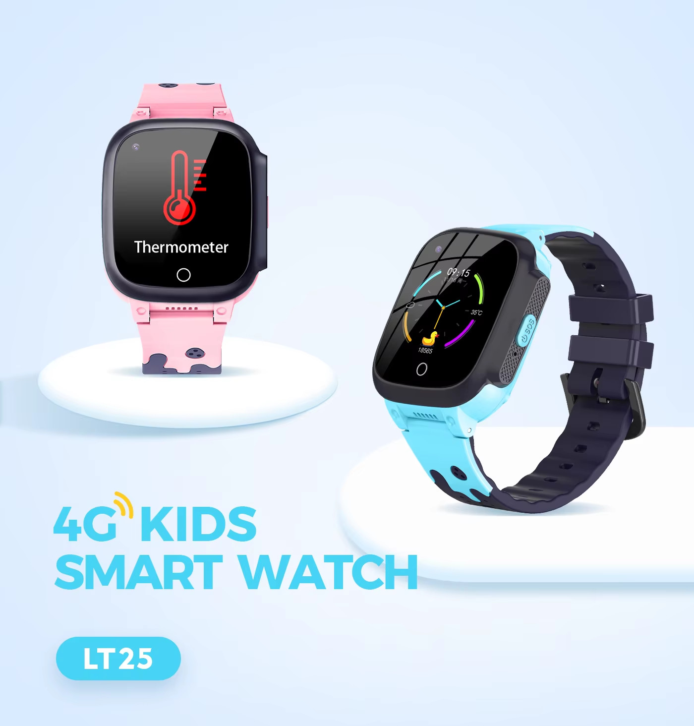 IP67 Waterproof Gps Tracker Watch Alarm Clock LT25 For Kids 240x240