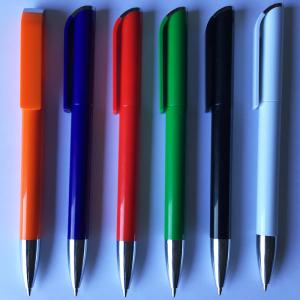 China Plastic Ballpoint Pen with silk printing LOGO wholesale