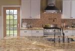 Yellow River / Golden River Granite Vanity Countertops For Traditional Bathroom