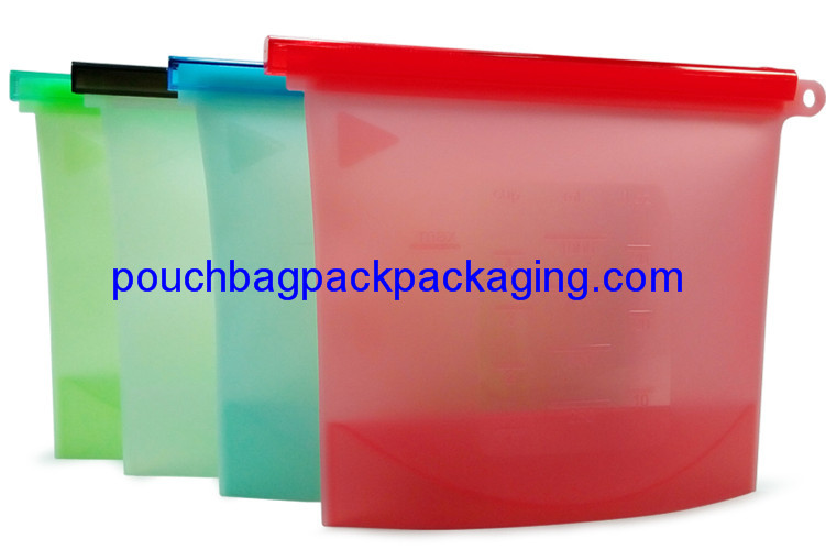 Reusable Silicone Food Storage Bag Food Grade Vegetable Storage Bag
