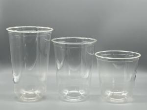 China Disposable 20oz PLA Clear Cup With Lid Customized Logo Acceptable wholesale