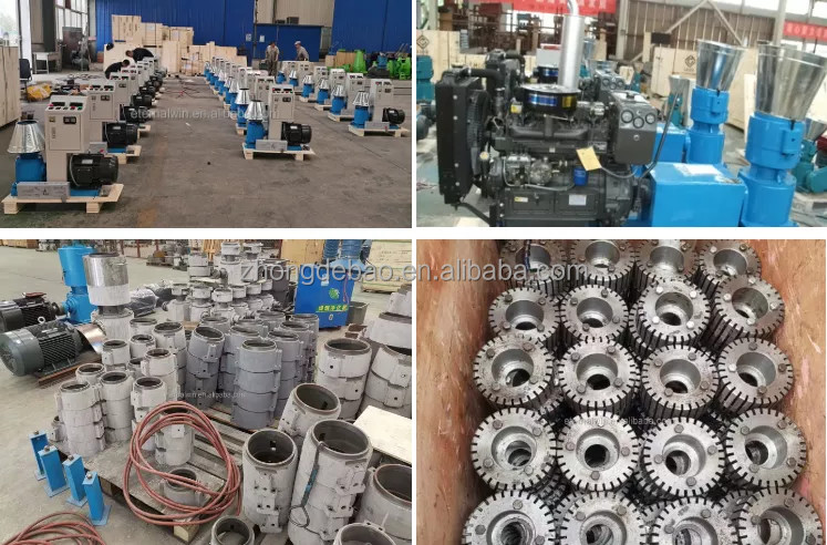 CE Wood Pellet Mill Plant Wood Shavings Wood Log Wood Pellet Mill Machine Heating