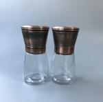 Stainless Lid Glass Jar 140mm 170ml Salt Mill Pepper Grinder