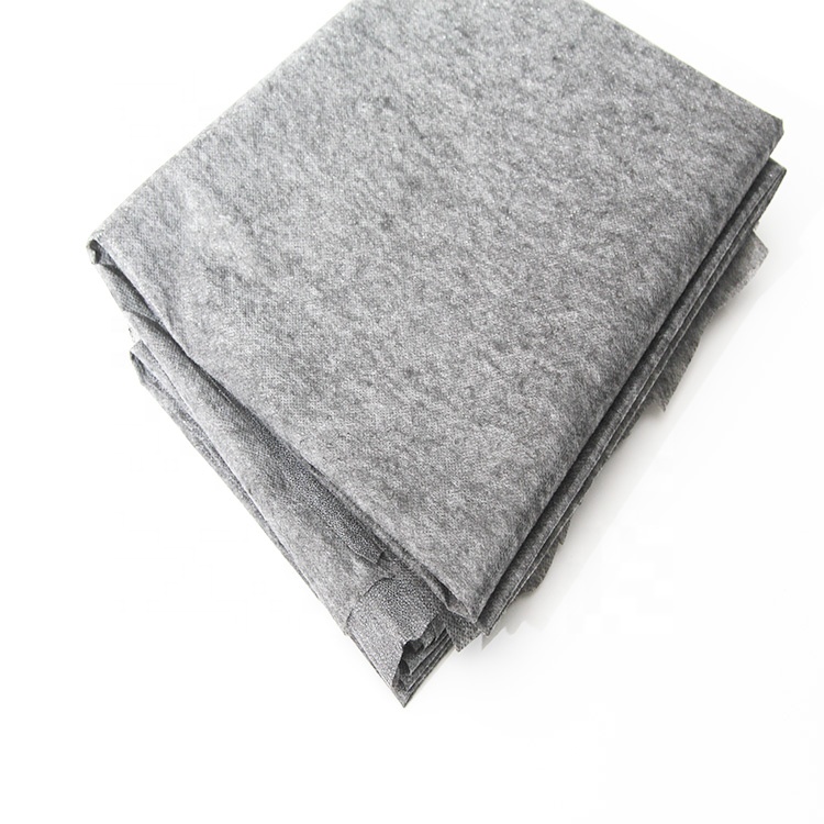 Adhesive GAOXIN Polyester Stocklot Nonwoven Fusible Interlining for Shirts
