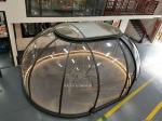 Outdoor Clear Transparent Pc Large Aluminum Profile Dome Trade Show Tent For