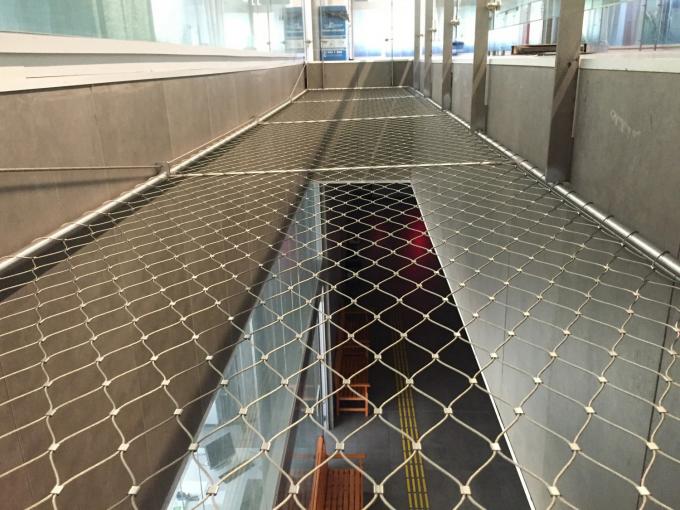AISI 316 Grade Stainless Steel Wire Rope Mesh Anti - Falling Mesh Fence