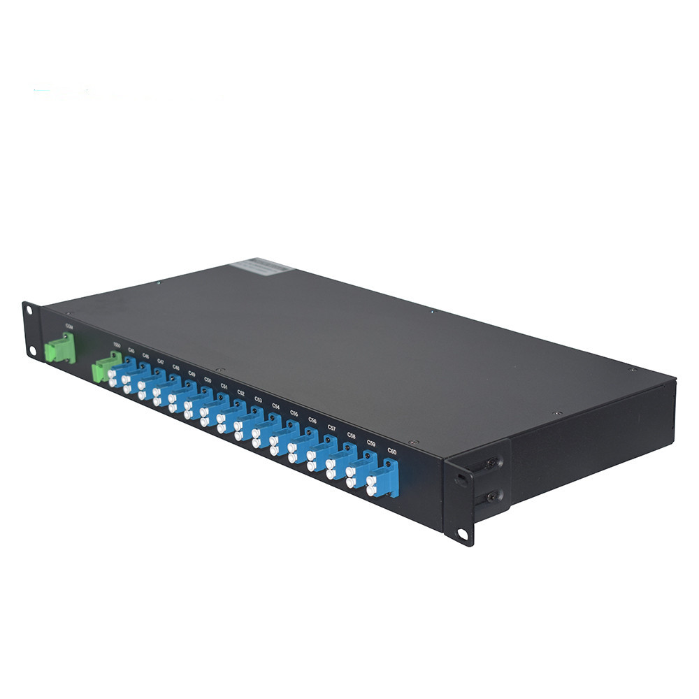 4 8 16 Channel Fiber Optic Multiplexer 200GHz DWDM Module High Channel Isolation