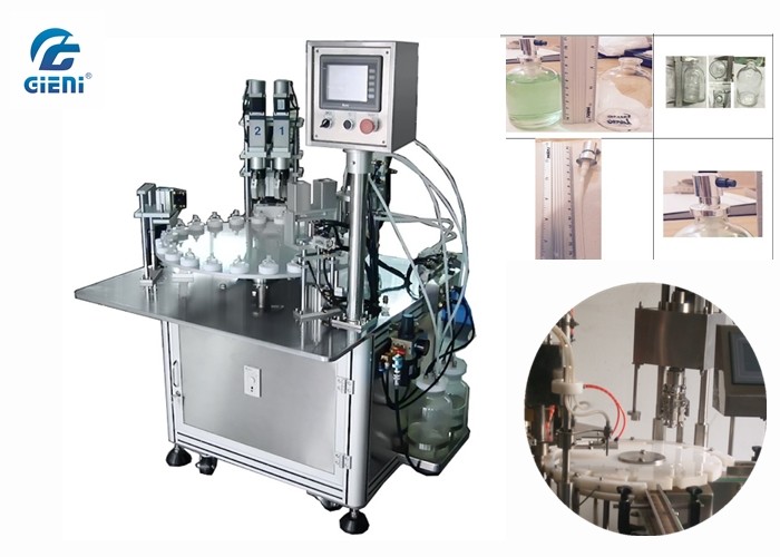 Rotary Vacuum Liquid Cosmetic Filling Machine For Nail Polish And Perfume