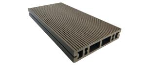 China Grooves SGS Recycled 145*30mm WPC Hollow Decking wholesale