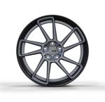 Silver Center Gloss Black Forged Wheels 21 Inch 5x120 Off Road Wheels