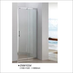 China Clear Tempered Glass Sliding Shower Door With Aluminum Alloy Frame OEM wholesale