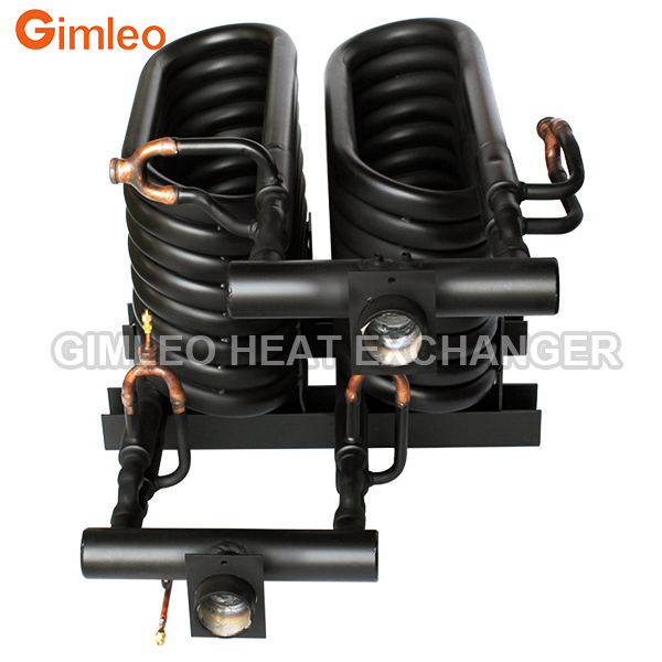 20HP 88KW 300000 BTU Condenser Evaporator Heat Exchanger Tube In Tube