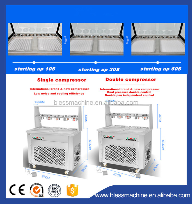 Seasoning Plant Ice Cream Cart Philippines with Long Working Life and Low Investment