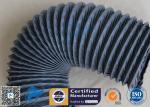 Waterproof Grey PVC Coated Fiberglass Fabric 0.25mm Air Ducting Cloth