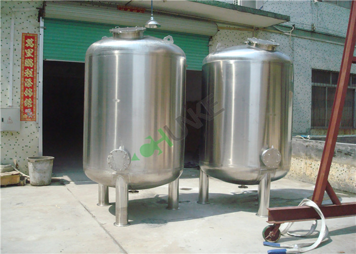 Industrial Stainless Steel Filter Housing Carbon / Sand Media Water Filter