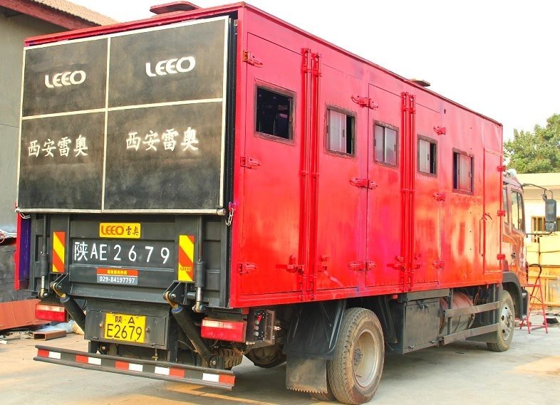 Electronic 2KW Truck Lift Gate Safety 2000KG Hydraulic Aluminum Rail Liftgate