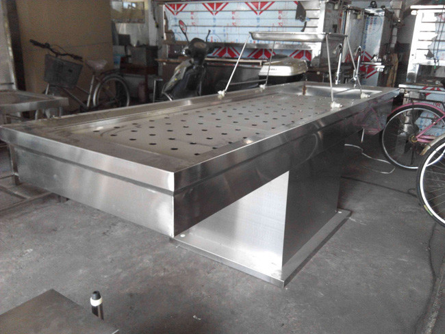 Morgue Room Mortuary Refrigeration Units Carrying Capacity 200 Kgs Autopsy Table