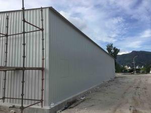 China Stable Light Steel Frame Construction , Metal Frame Steel Building House wholesale