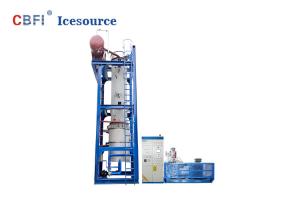 China Water Cooling 24 Hours Running Ice Tube Machine Denmark Danfoss Expansion Valves wholesale