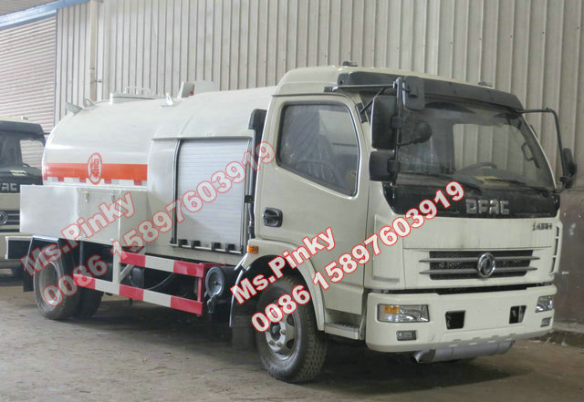 5000Liters to 5500Liters Propane Delivery Trucks Dongfeng Dolika DFAC Propane Bobtail Tanker Trucks by Manufacturer Sales