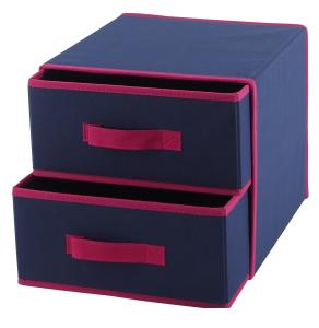 China Home 2 Drawer Cozy Organizer , Fabric Drawer Organizer wholesale