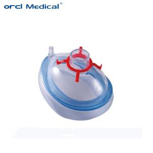 China Disposable Anesthesia Face Mask Surgical Medical PVC Air Cushion Mask Wholesale Price wholesale