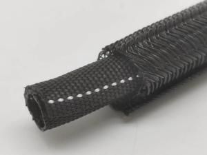China Polyethylene Terephthalate F6 Self Wrapping Split Braided Sleeving wholesale