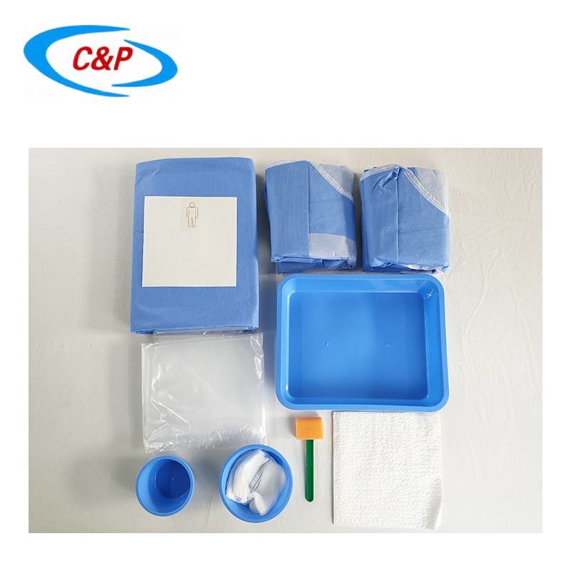 Non-woven Fabric Sterile Coronary Angiography Kit Disposable Surgical Drape