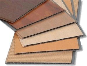 China Heatproof Interior Decoration PVC Plastic Ceiling Panels Wooden Color wholesale