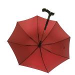 Long 190T Nylon Fabric wooden stick umbrella