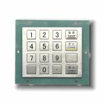 IP65 / IK07 Mini Stainless Steel KeyPad waterproof dustproof anti-vandalism 16