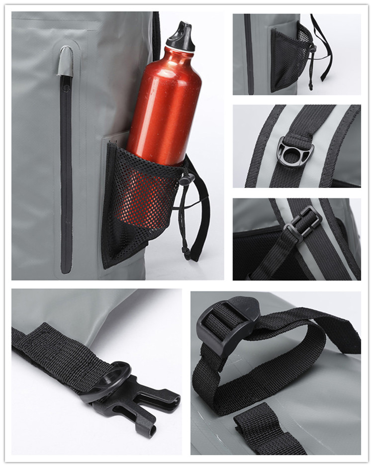 Foldable PVC Ironman Transition Backpack Waterproof Dia 25*66cm 25L