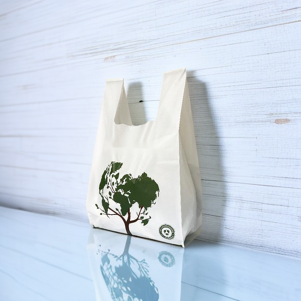 Side Gusset Biodegradable Shopping Bag 50l Compost 15 Micron