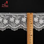 Border Materials Flower Embroidery Cotton Lace Trim For Home Textile , Bags