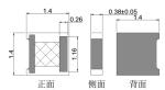 50 Watt DC-20GHz Electrode Resistance CVD Chip Termination Electrode ：Gold