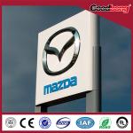 4s shop large vacuum forming 3d illuminated advertising car logo
